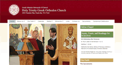 Desktop Screenshot of holytrinitynashville.org
